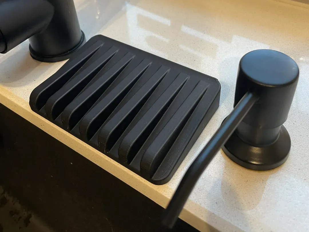 Portaesponjas con escurridor para pileta de cocina