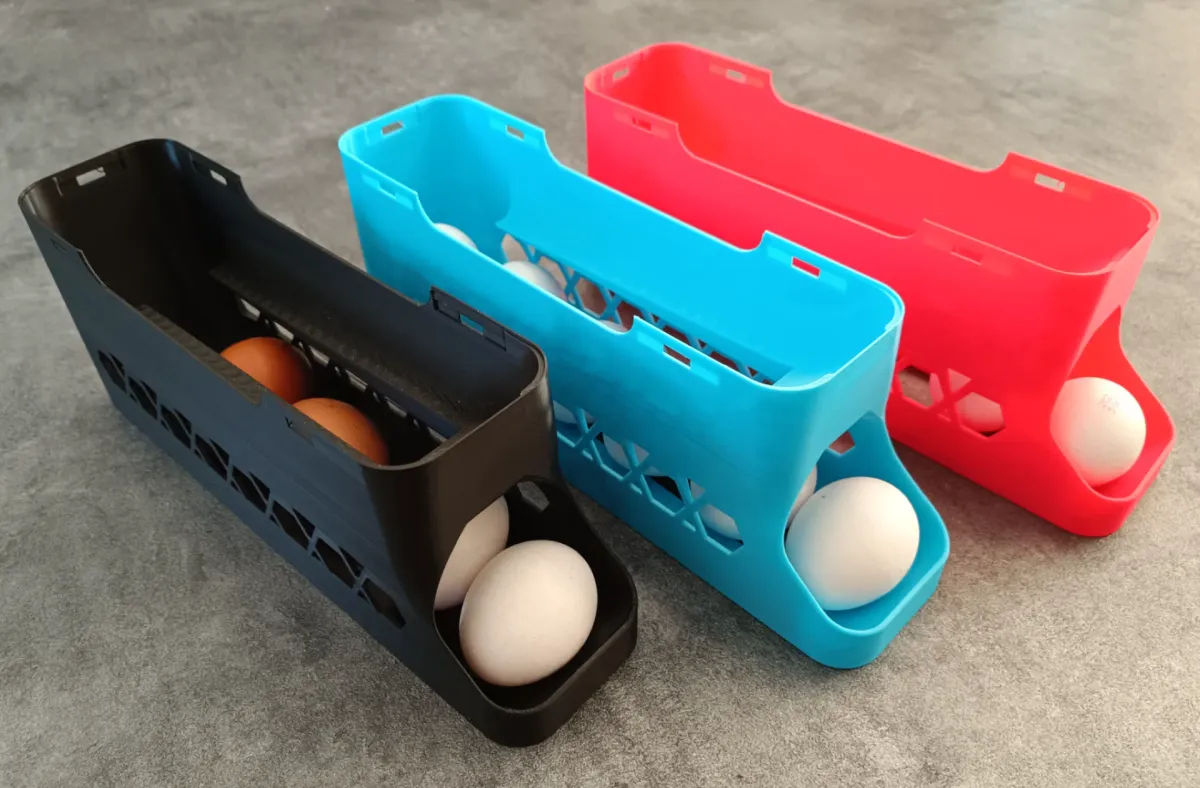 Huevera dispensadora para doce huevos