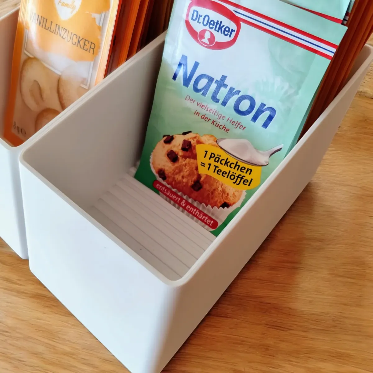 Contenedores para ingredientes de repostería con tapa