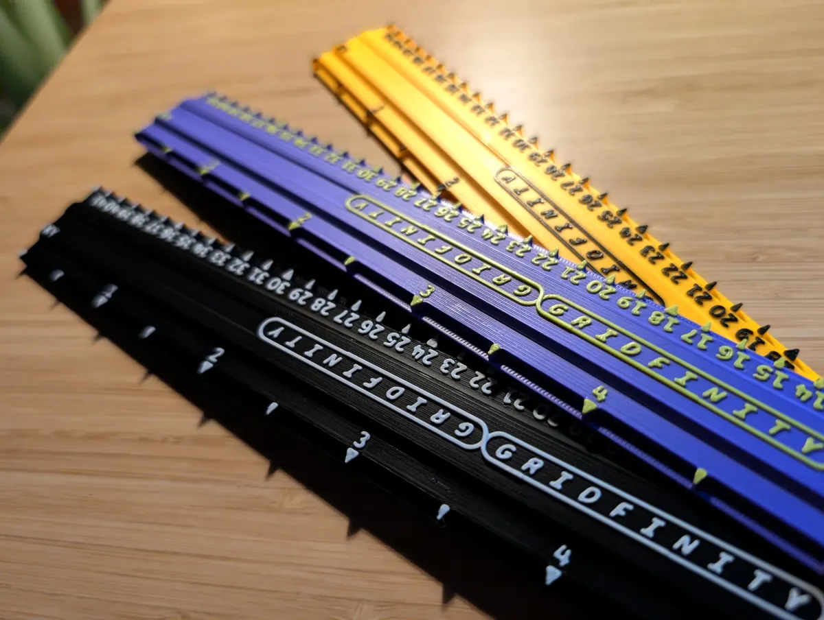 Regla de siete unidades para sistema modular