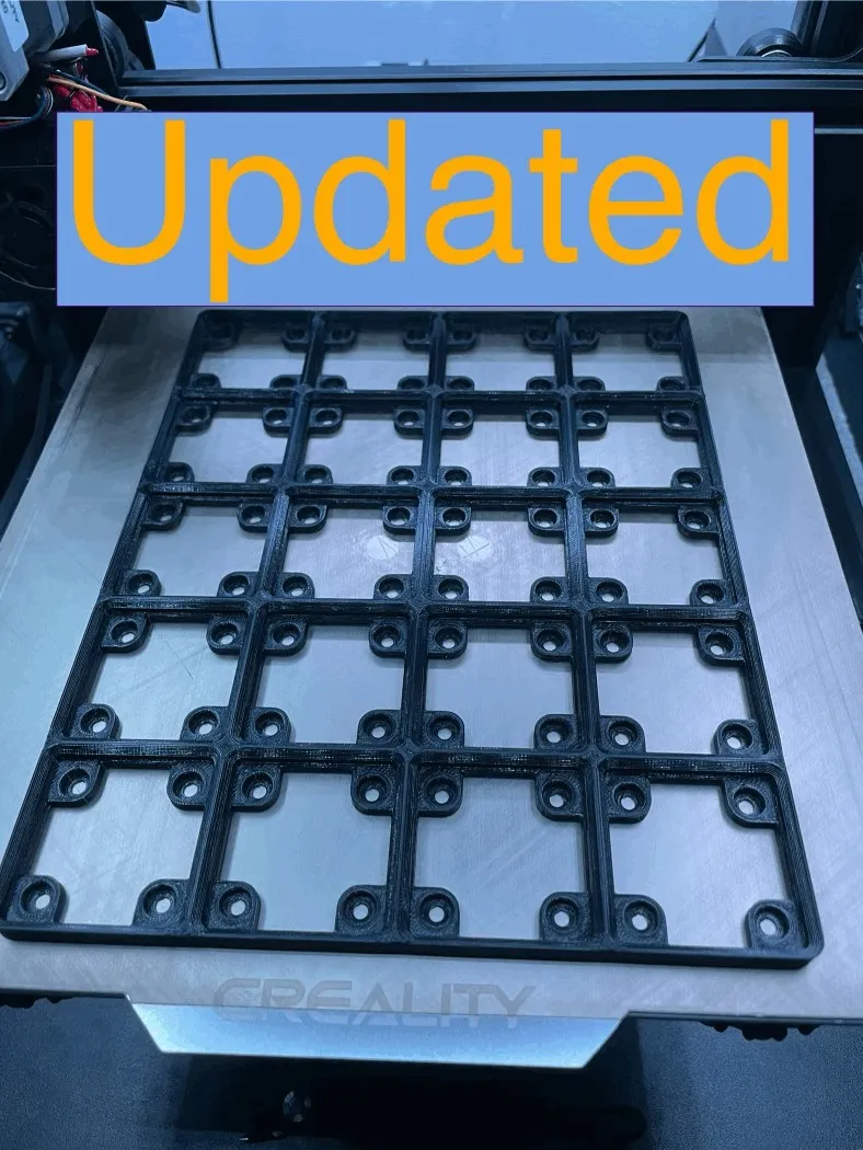 Placa base con alojamiento para imanes