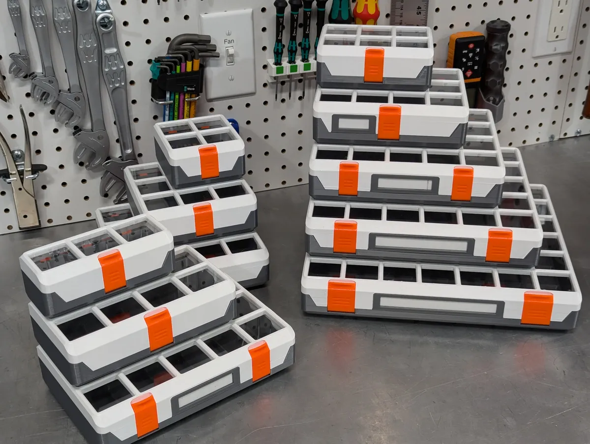 Maletín portaherramientas con bandejas modulares