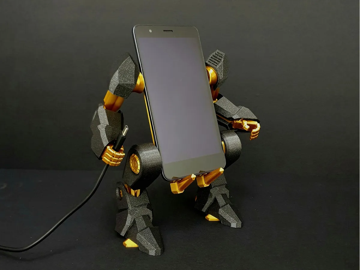 Funda rígida de celular con pata de apoyo
