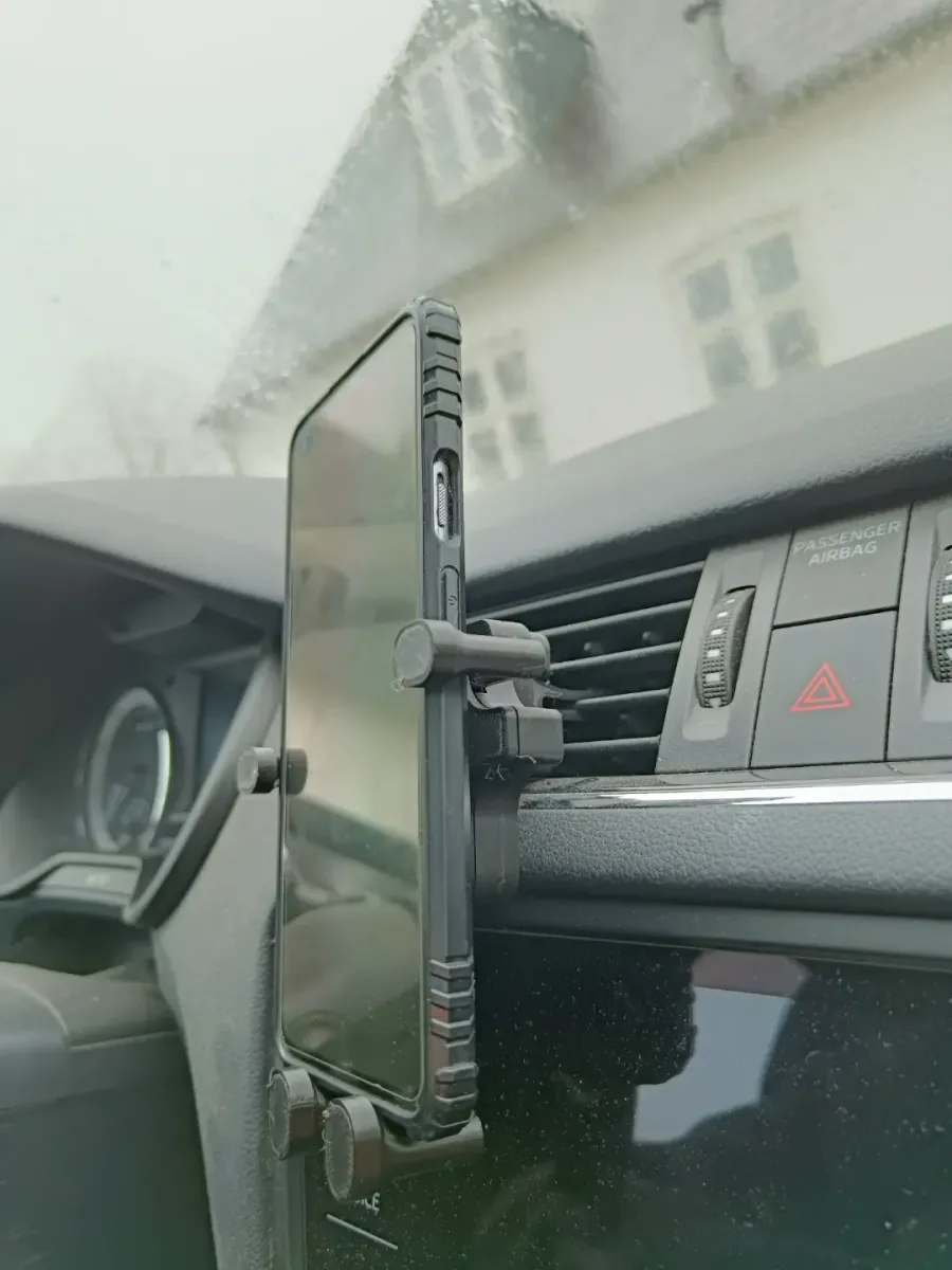 Soporte de celular de cierre automático