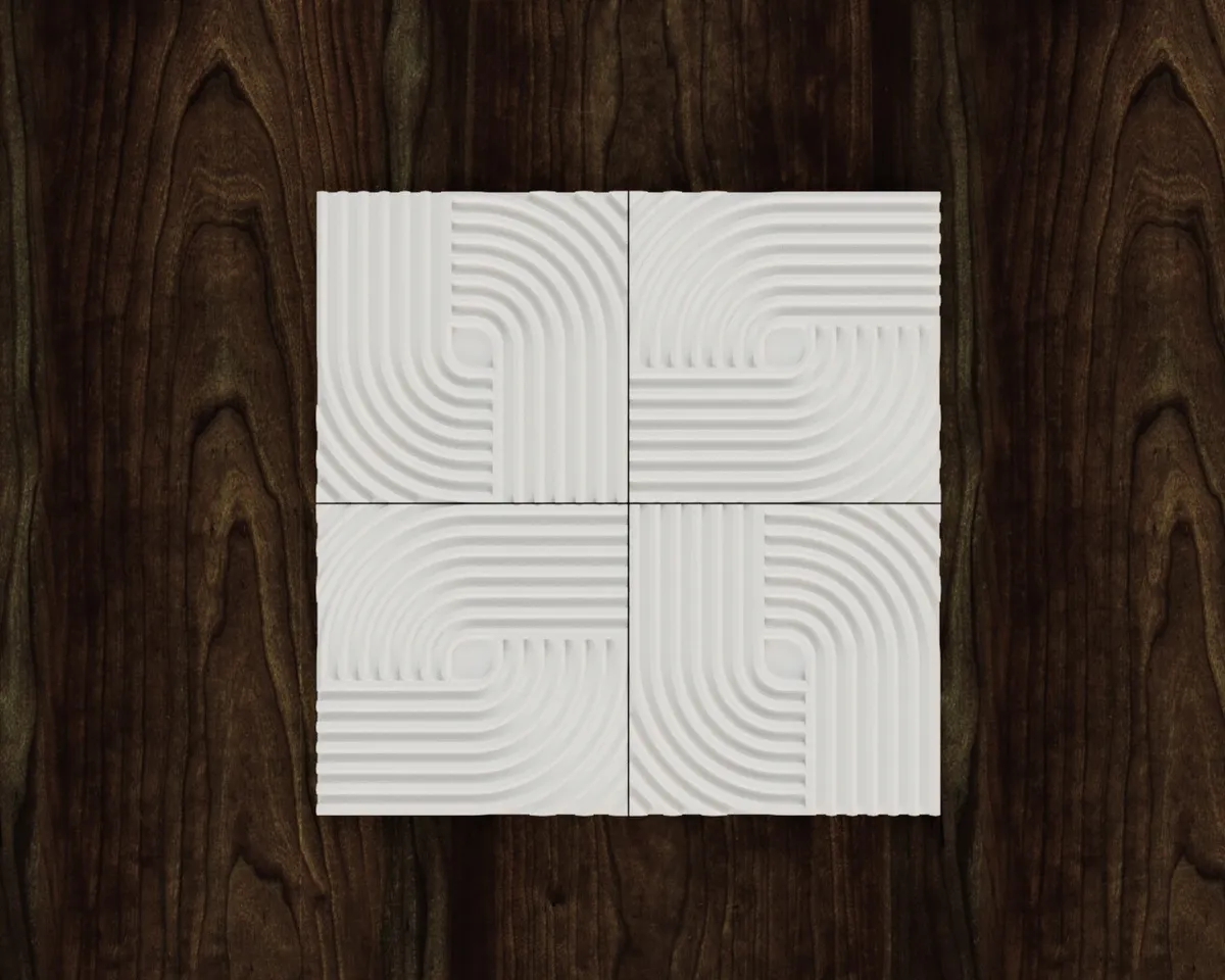 Arte de pared geométrico modular