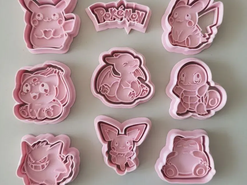 Juego de cortantes para galletitas y masa moldeable