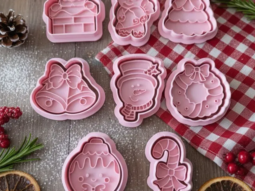 Juego de cortantes navideños surtidos