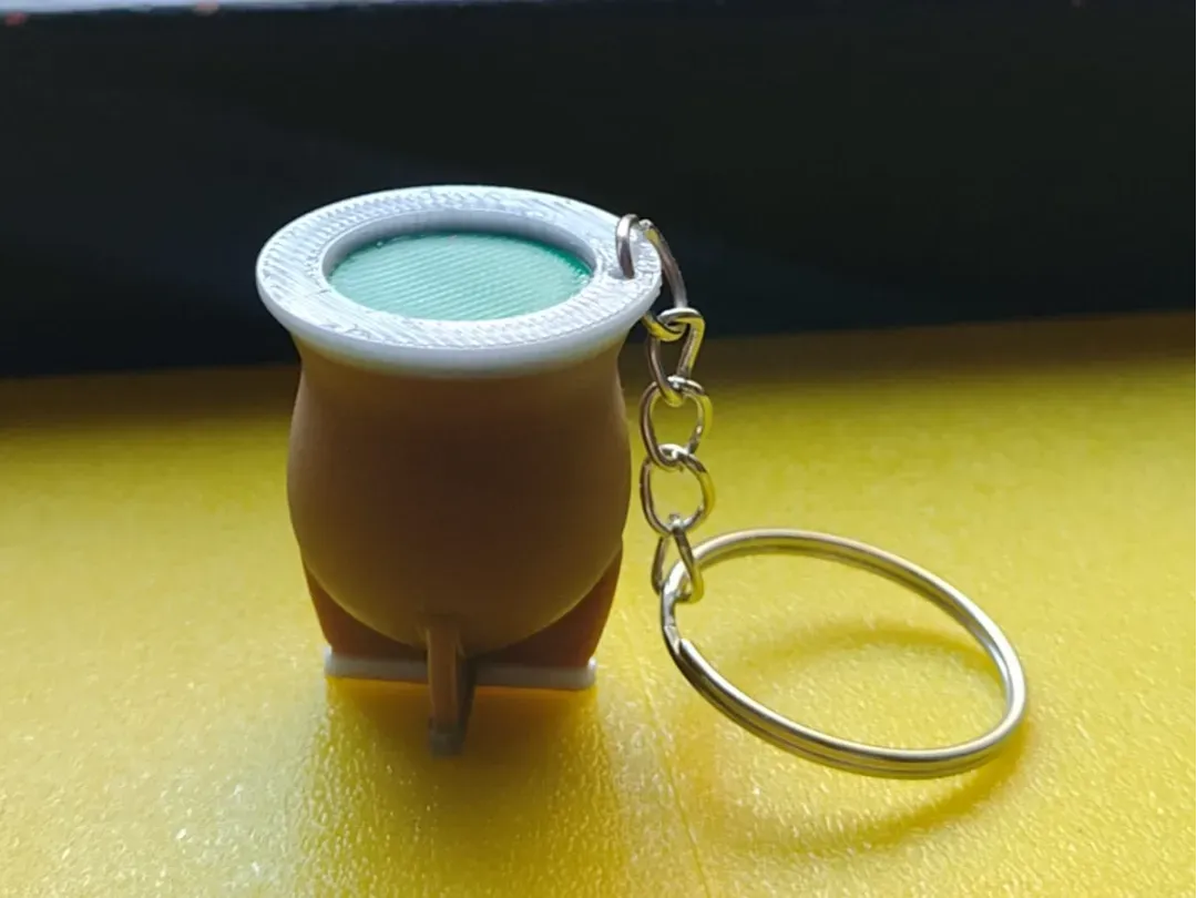 Llavero de mate camionero macizo
