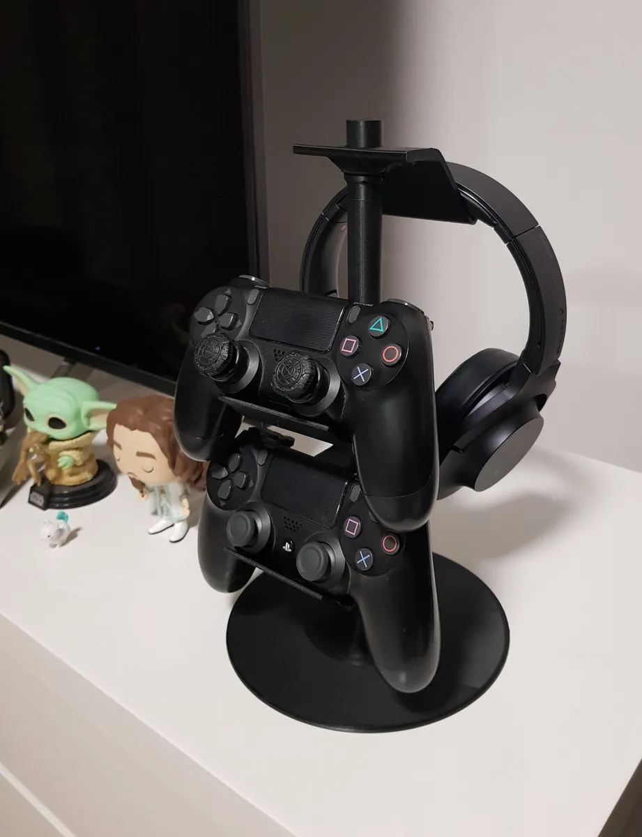 Torre modular apilable para joysticks y auriculares