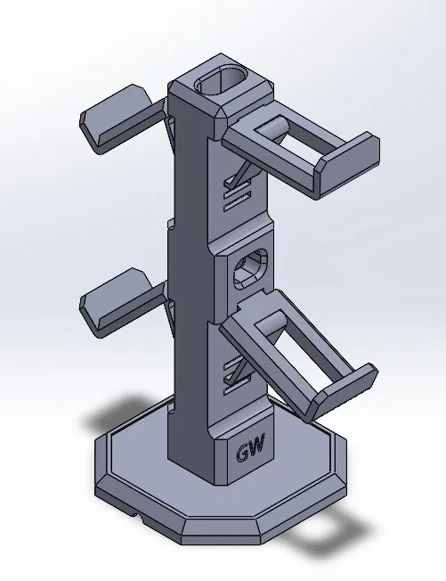 Soporte de joystick y auriculares con ángulo regulable