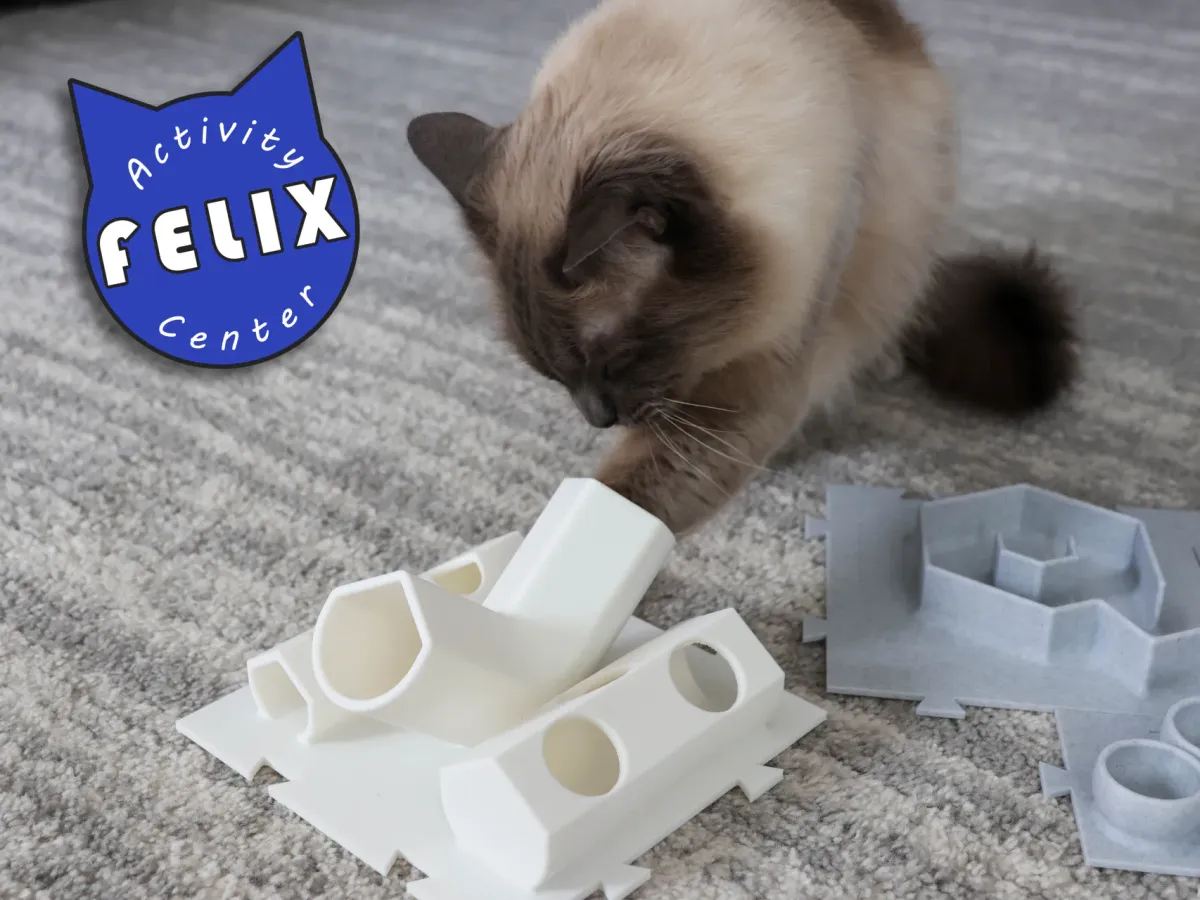Centro de juegos modular para gatos