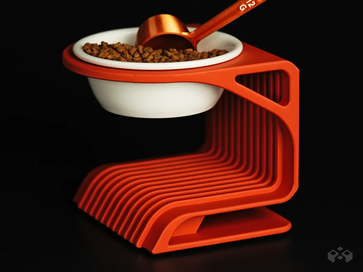 Soporte elevado curvo estilo japonés chico