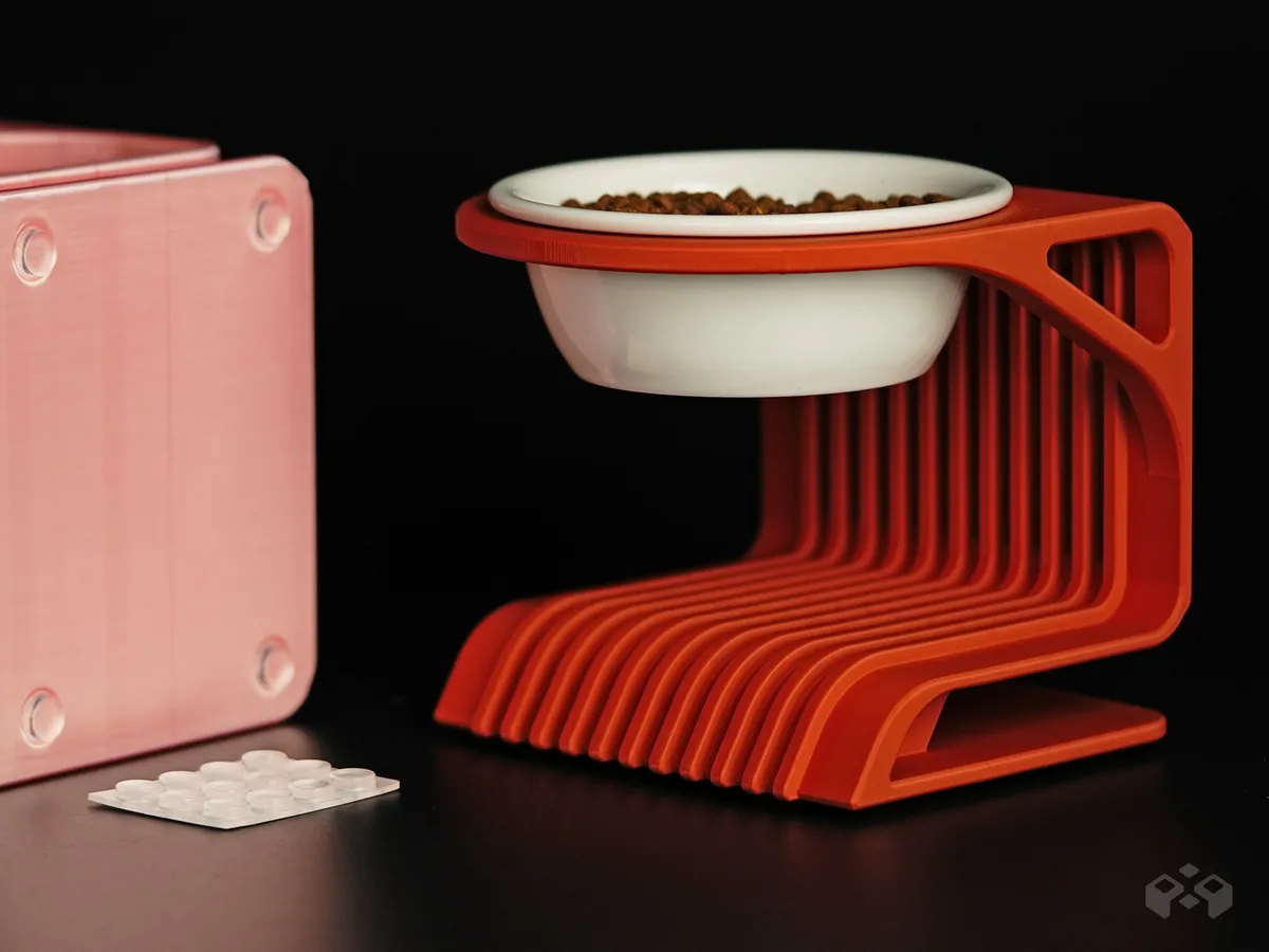 Soporte elevado curvo estilo japonés grande