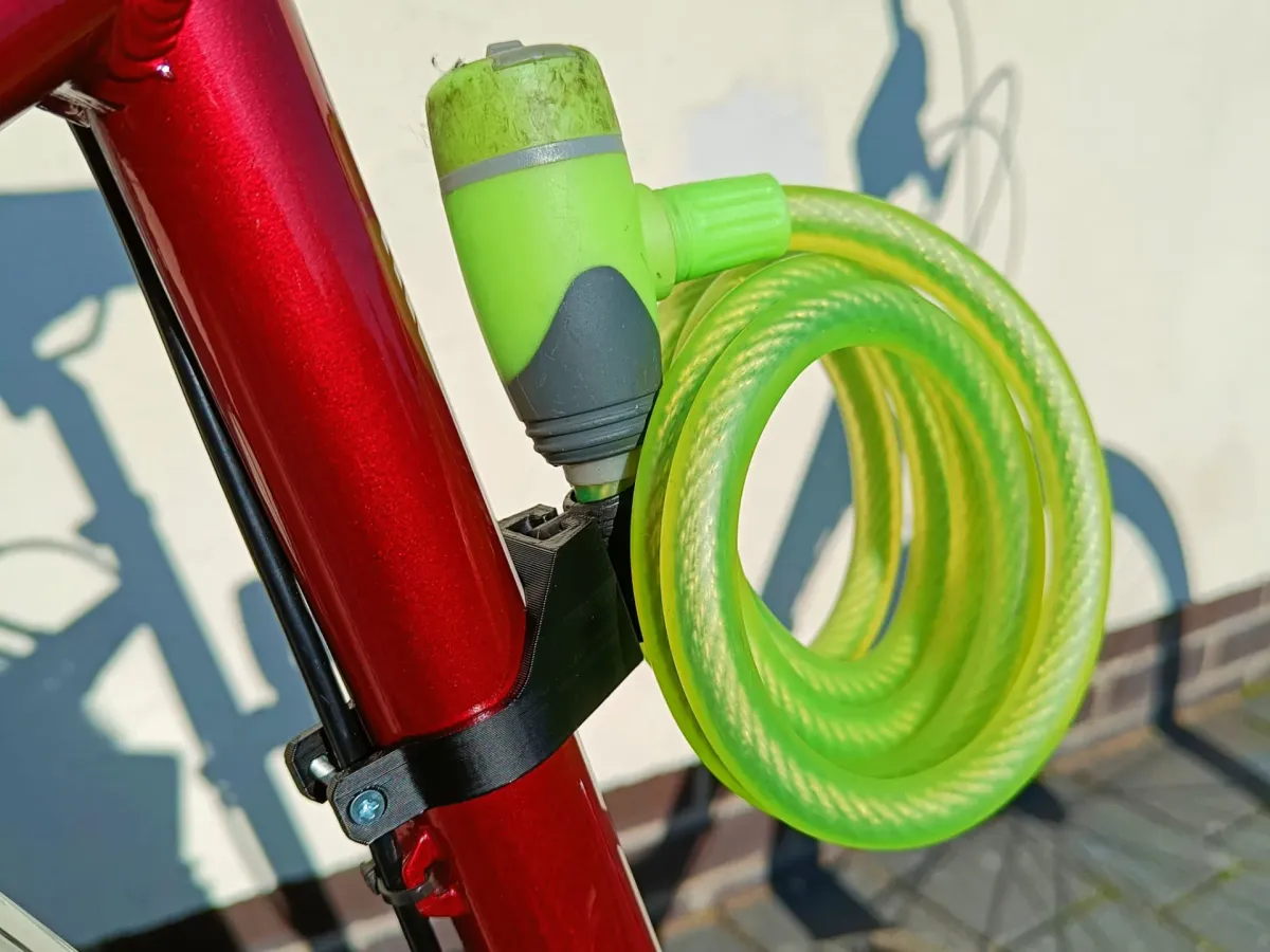 Soporte de candado para cuadro de bicicleta