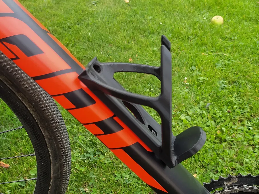 Portabotellas liviano para cuadro de bicicleta