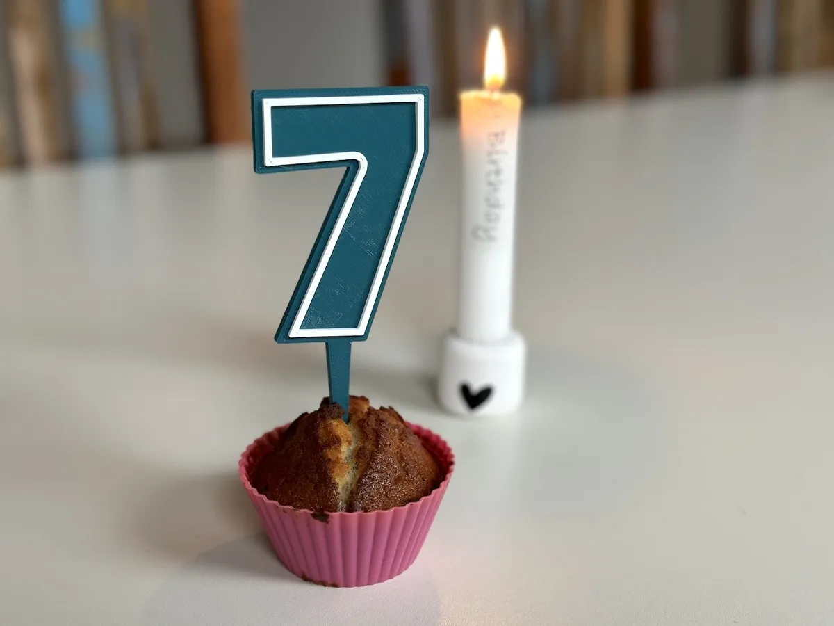 Set de diez números para decorar tortas