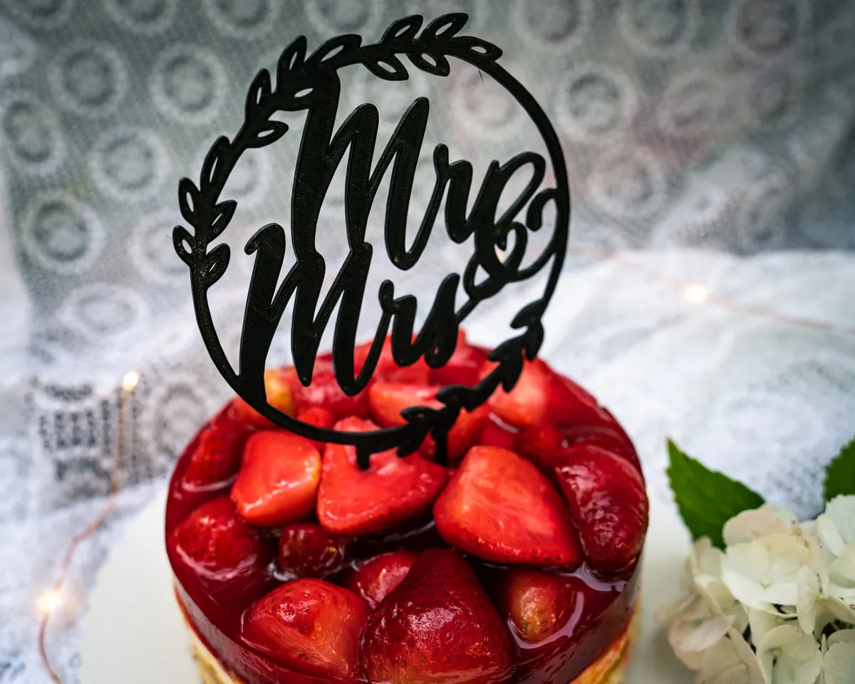 Adorno de novios para torta de casamiento