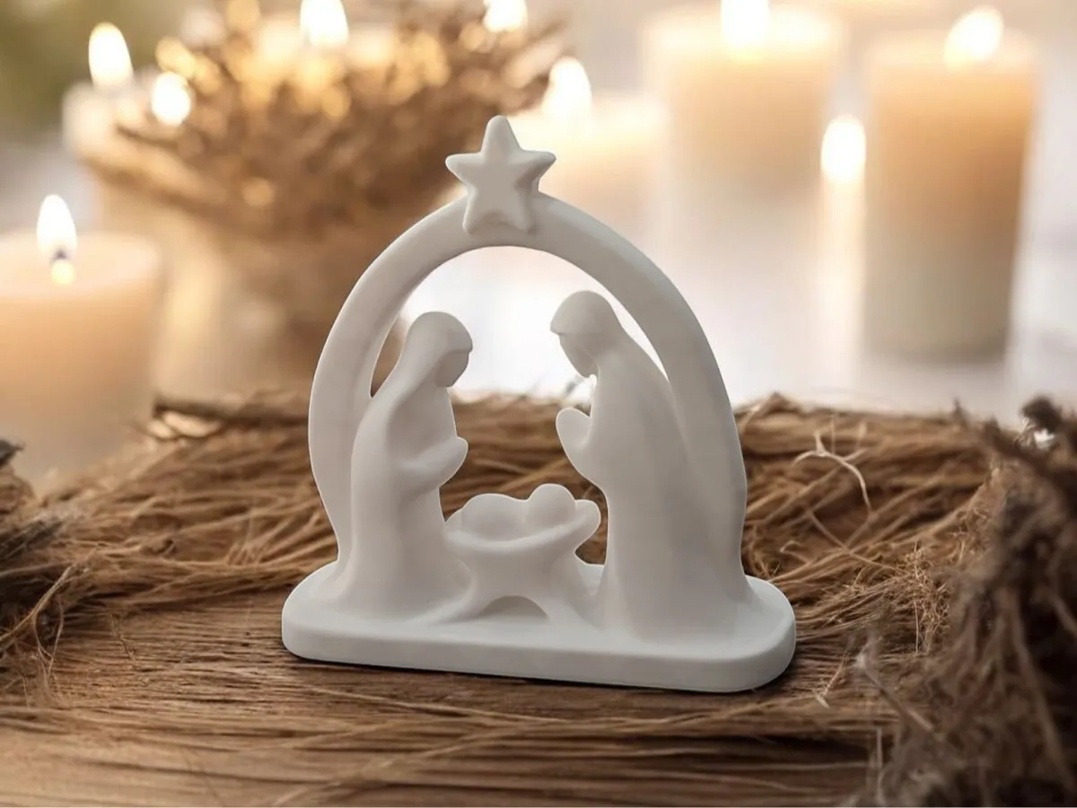 Pesebre de líneas simples