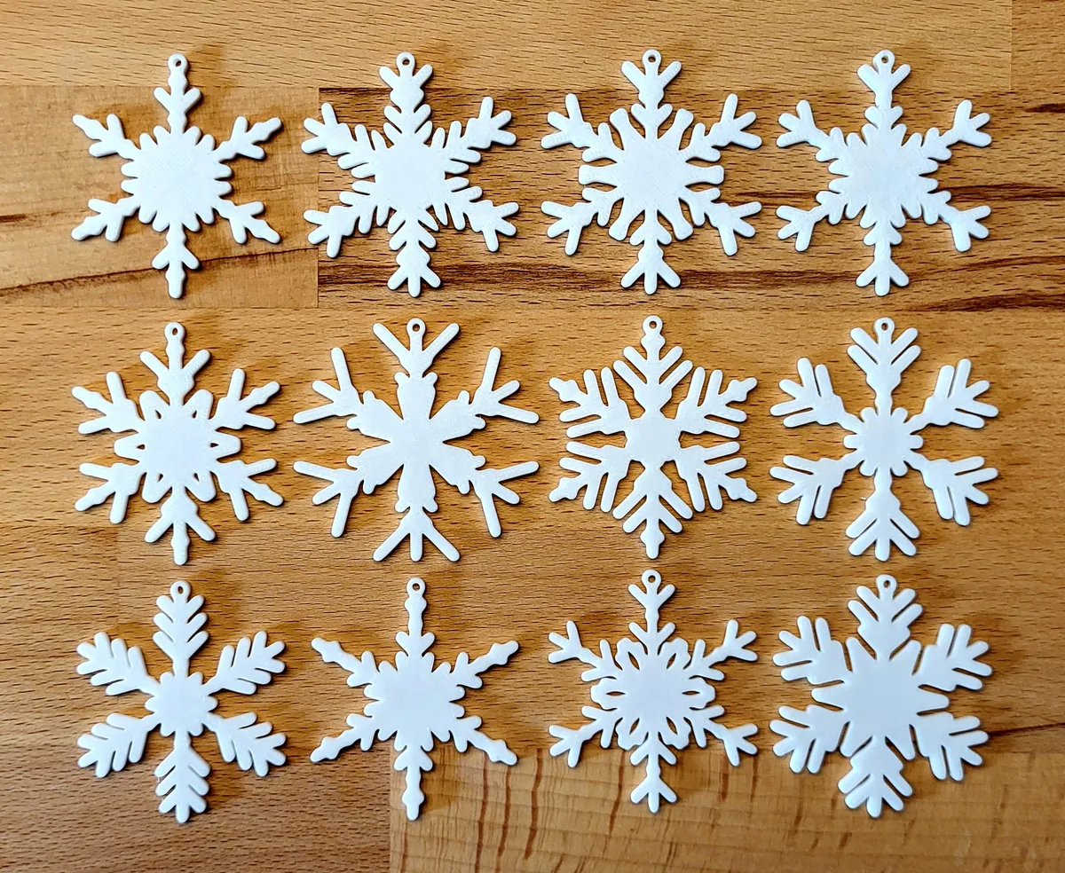 Set de copos de nieve primera serie