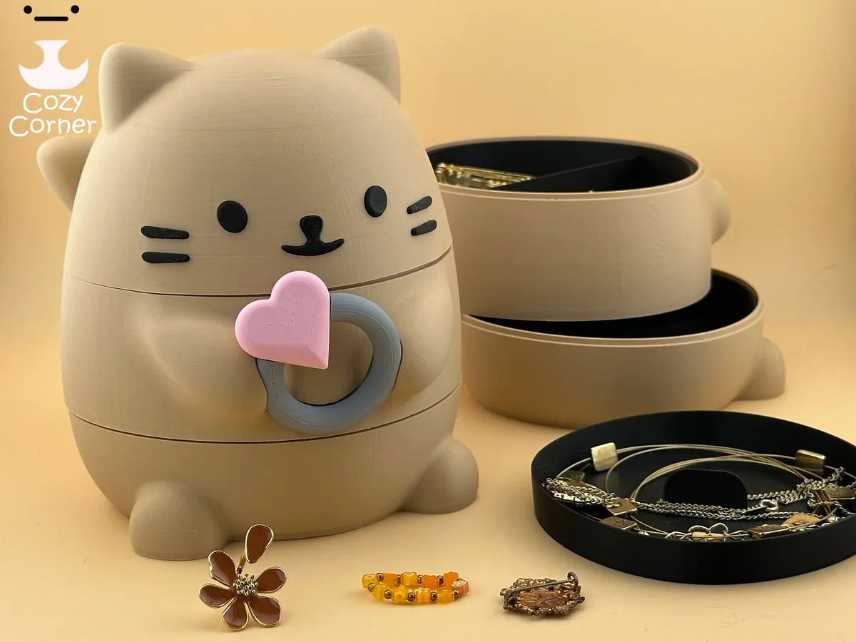 Alhajero con forma de gato