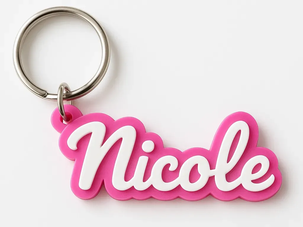 Llavero con nombre personalizado