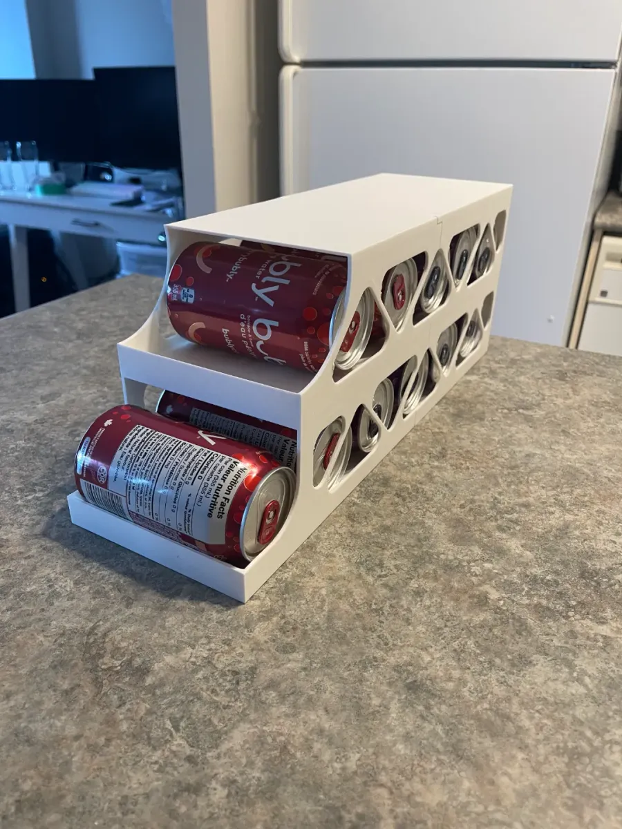 Dispensador de latas grande para heladera