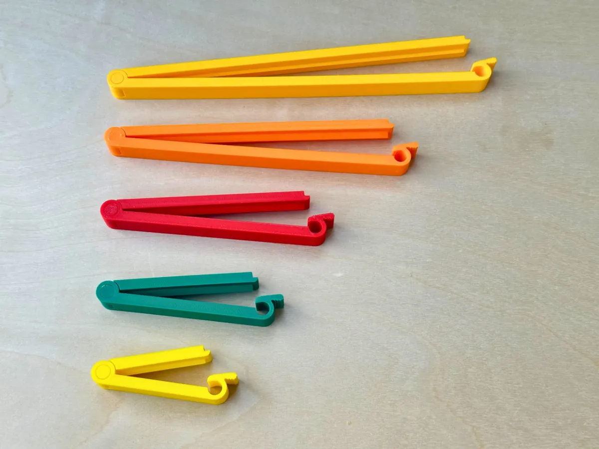 Clips reforzados para bolsas de yerba