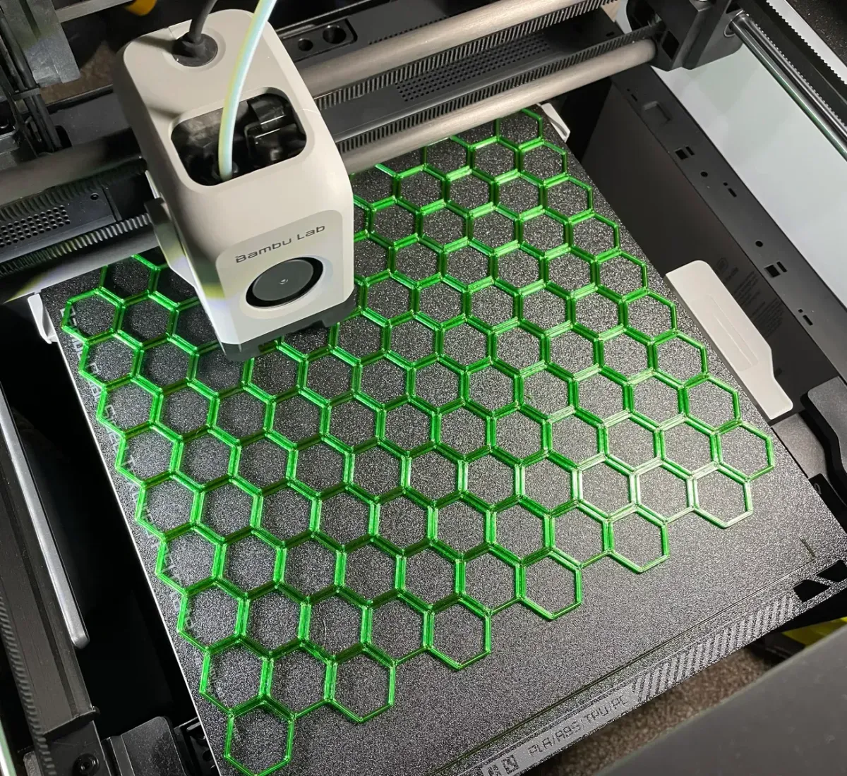 Panel hexagonal grande de una sola pieza