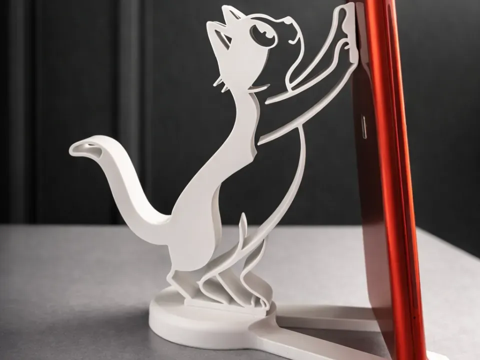 Soporte de celular con forma de gato (chico)