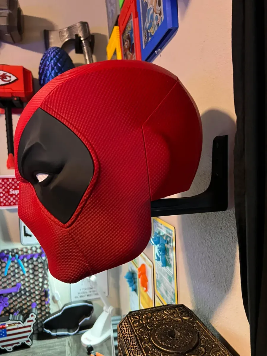 Soporte de pared reforzado para casco