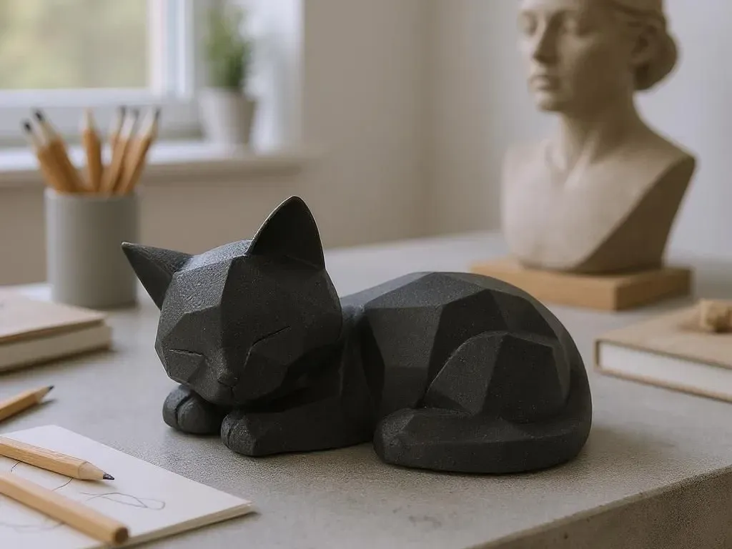 Gato dormido de caras planas
