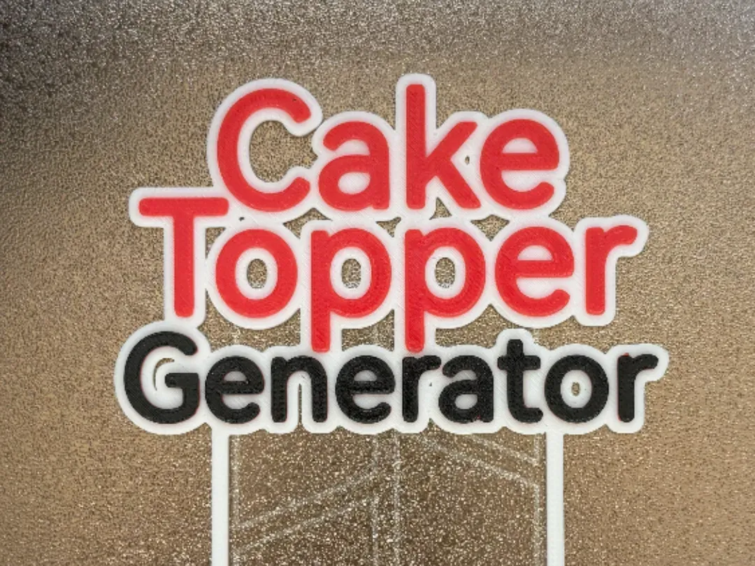 Cartel para torta personalizado con nombre y frase