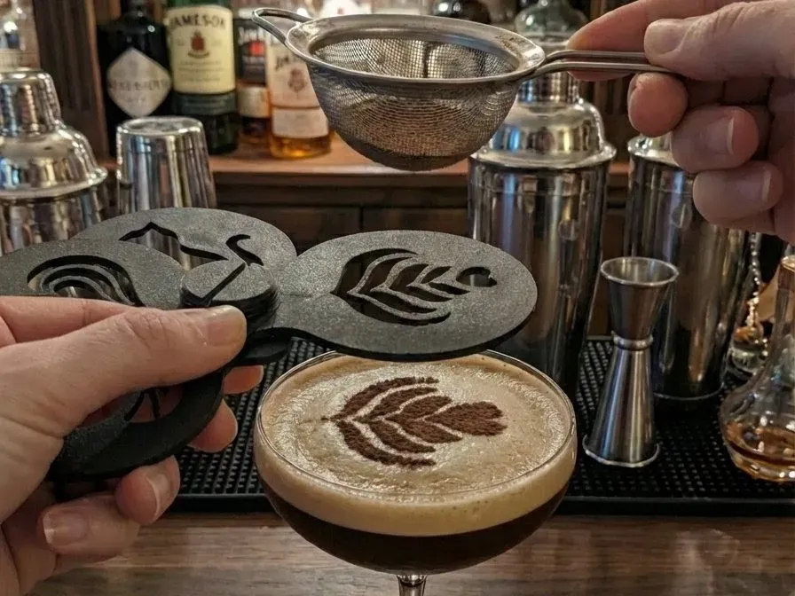 Plantillas para decorar café y bebidas