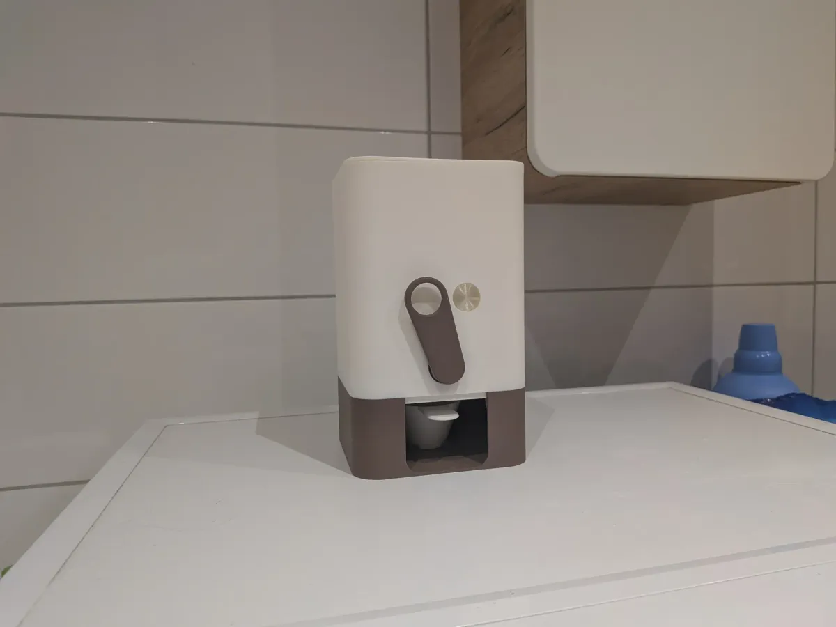 Dispensador de polvo con tornillo sin fin