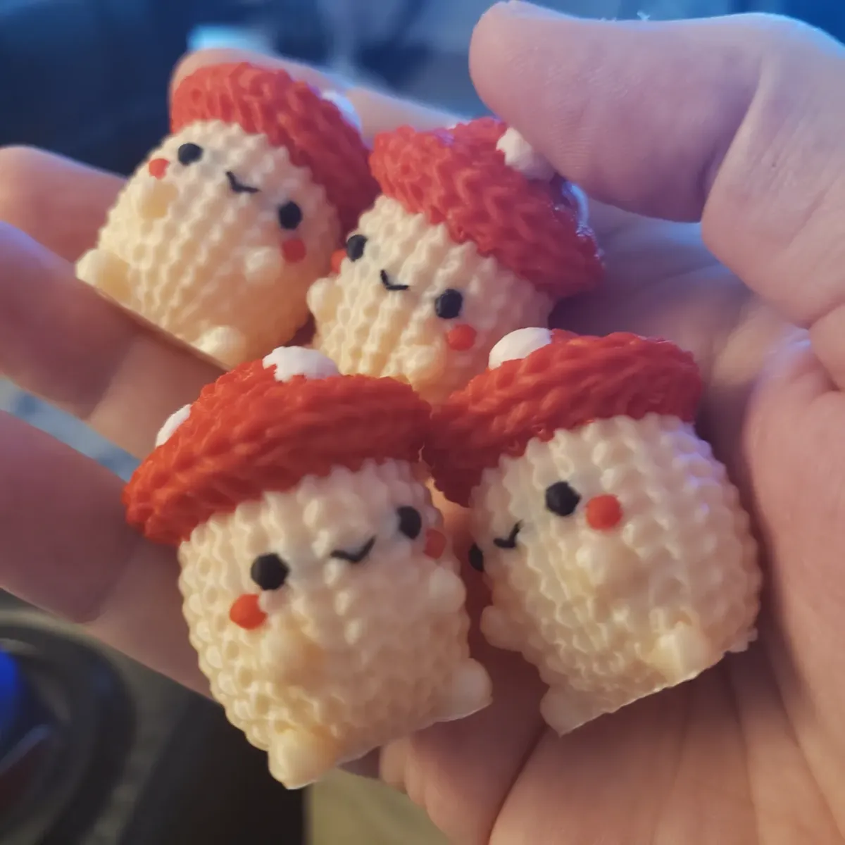 Juego de hongos decorativos para repisa