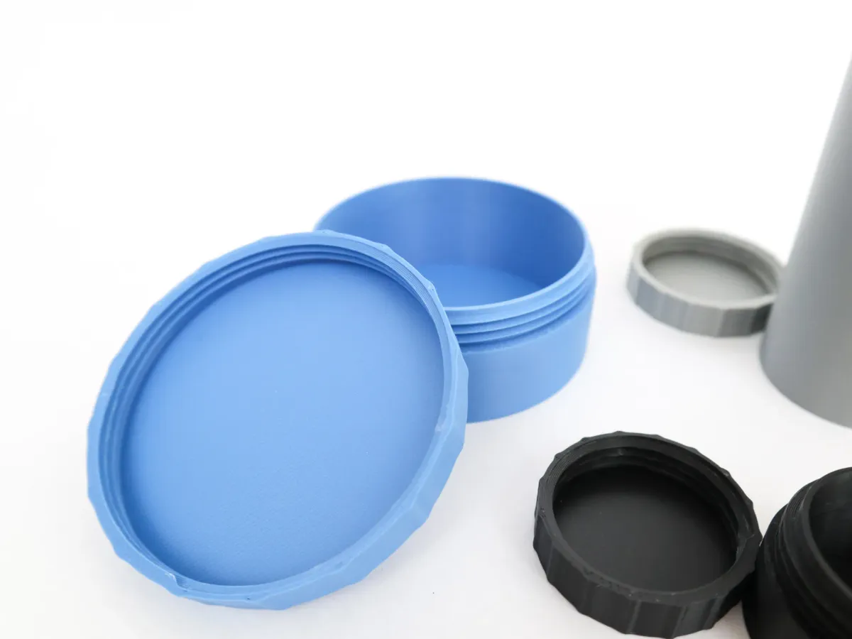 Botecito redondo con tapa para cosas chicas
