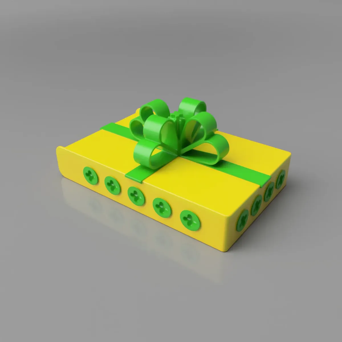 Caja con traba oculta para tarjeta de regalo