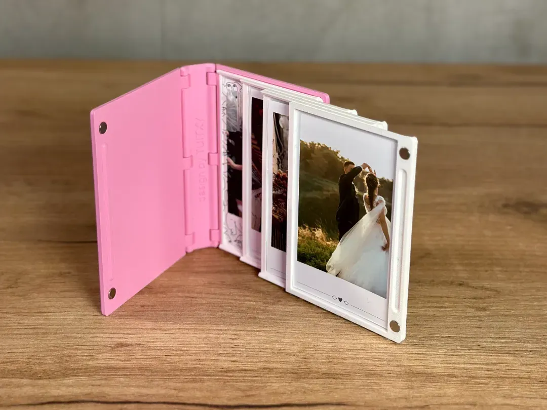 Álbum deslizante para fotos instantáneas chicas