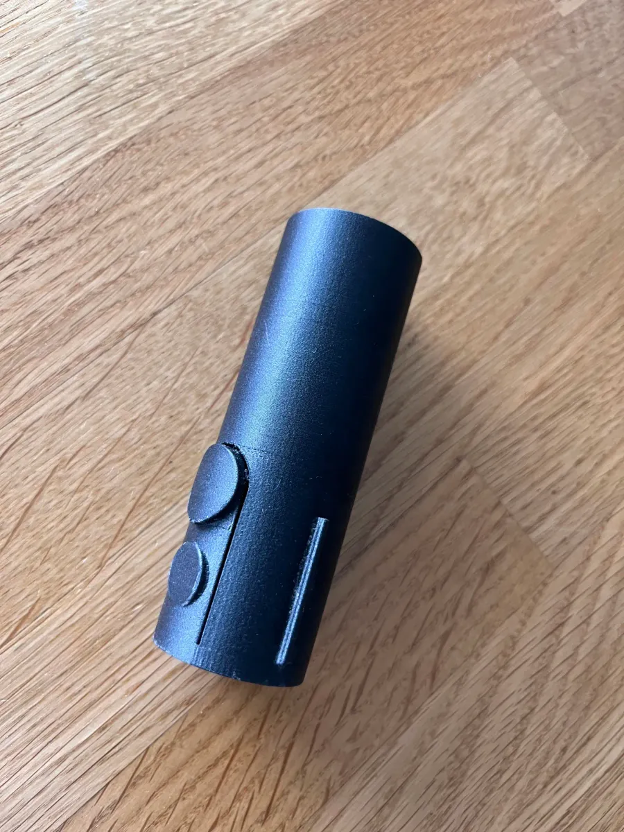 Adaptador entre aspiradora y válvula de bolsa