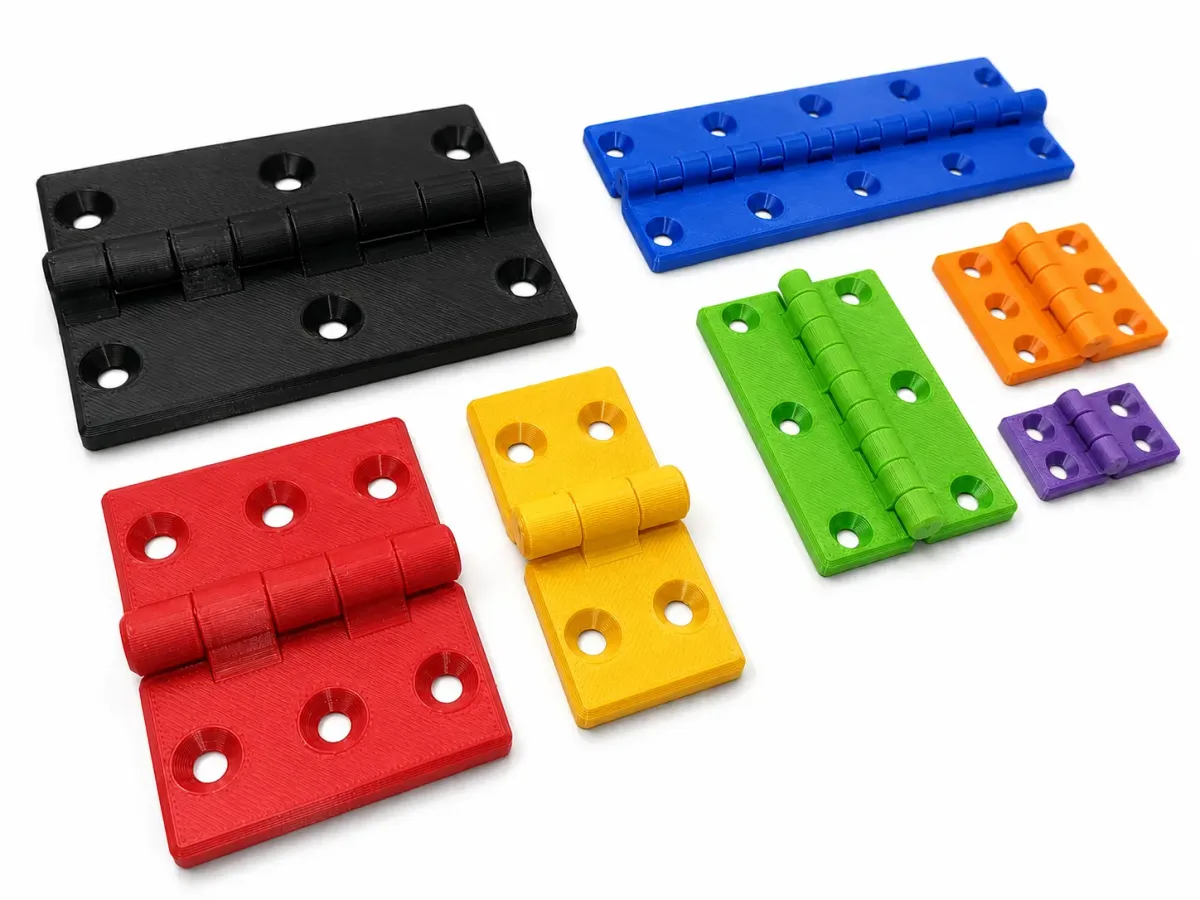 Juego de bisagras en varias medidas