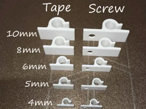 Clips reforzados para cables de escritorio