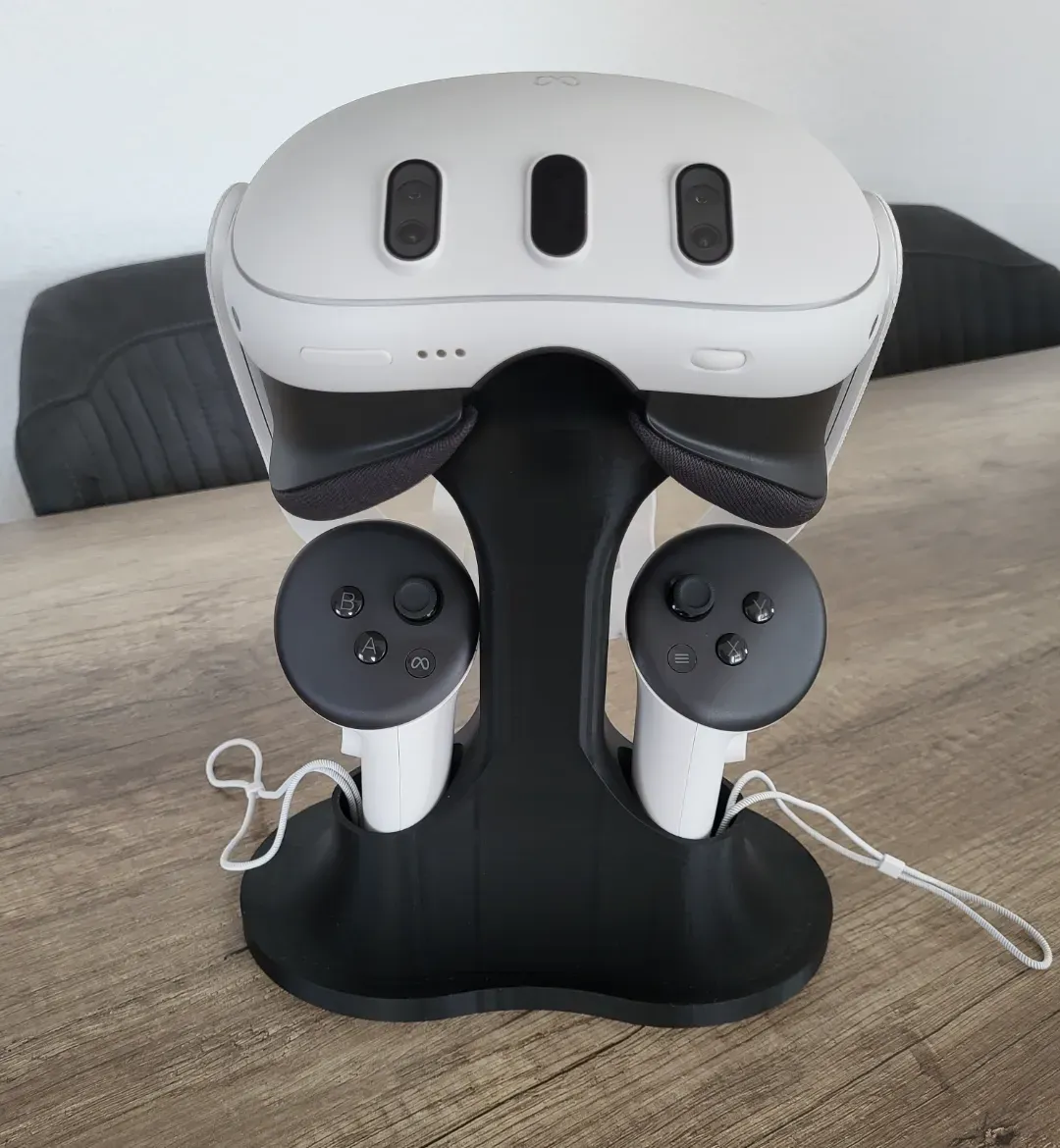 Soporte para visor de realidad virtual y controles