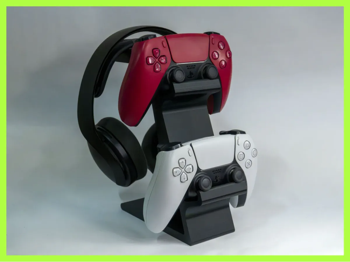 Soporte combinado para mando y auriculares
