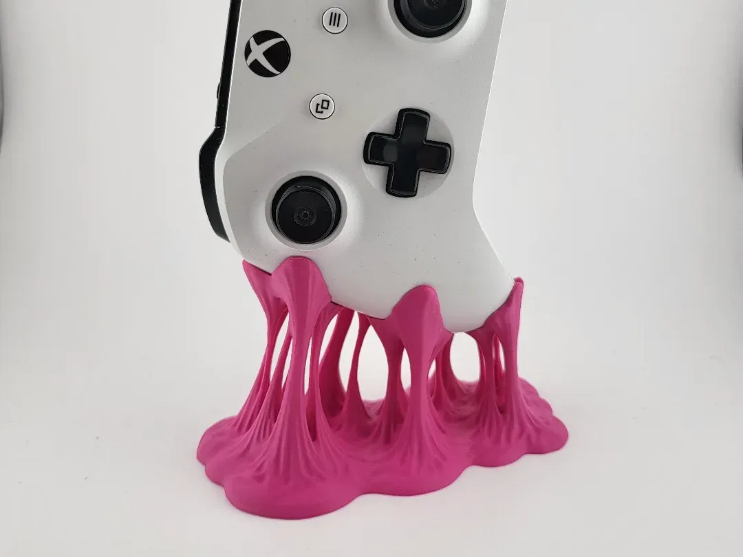 Soporte de joystick con textura de chicle