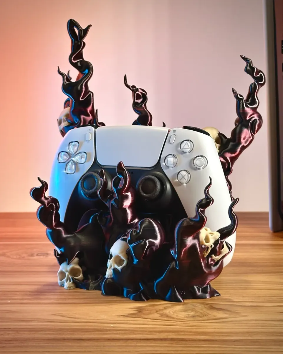 Soporte de joystick con forma de fantasma