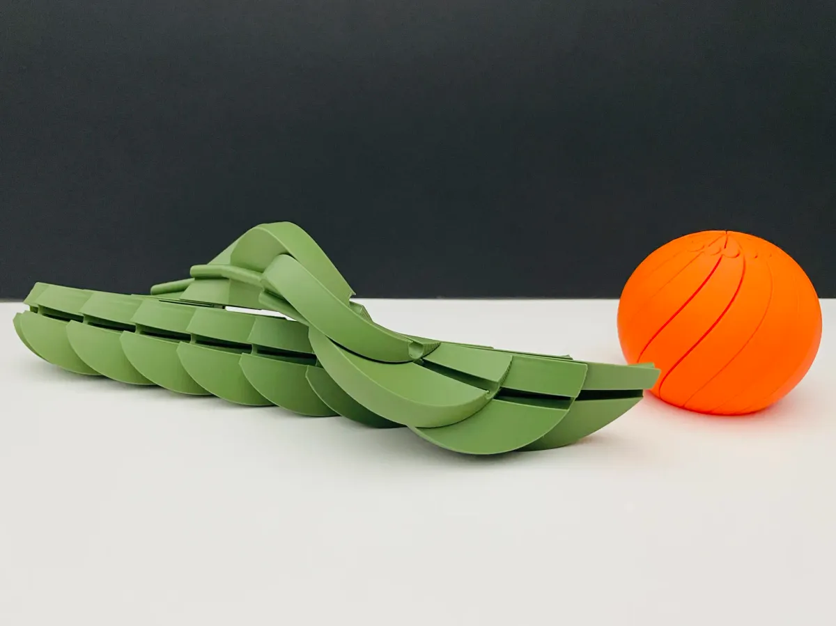 Pelota antiestrés que se retuerce sin resortes