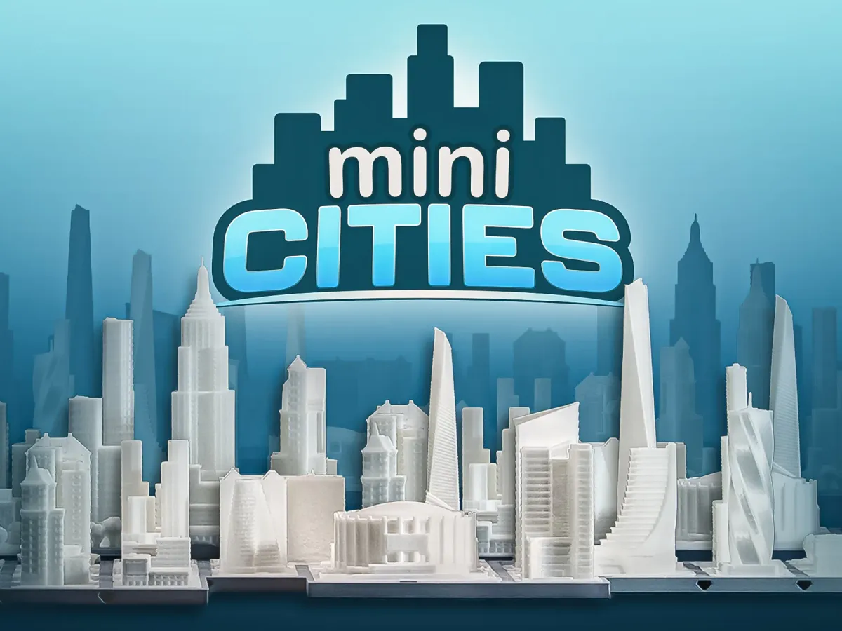 Maqueta de ciudad en miniatura