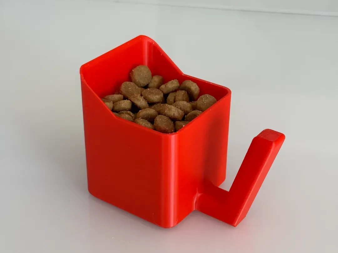Medidores encastrables de alimento para perro