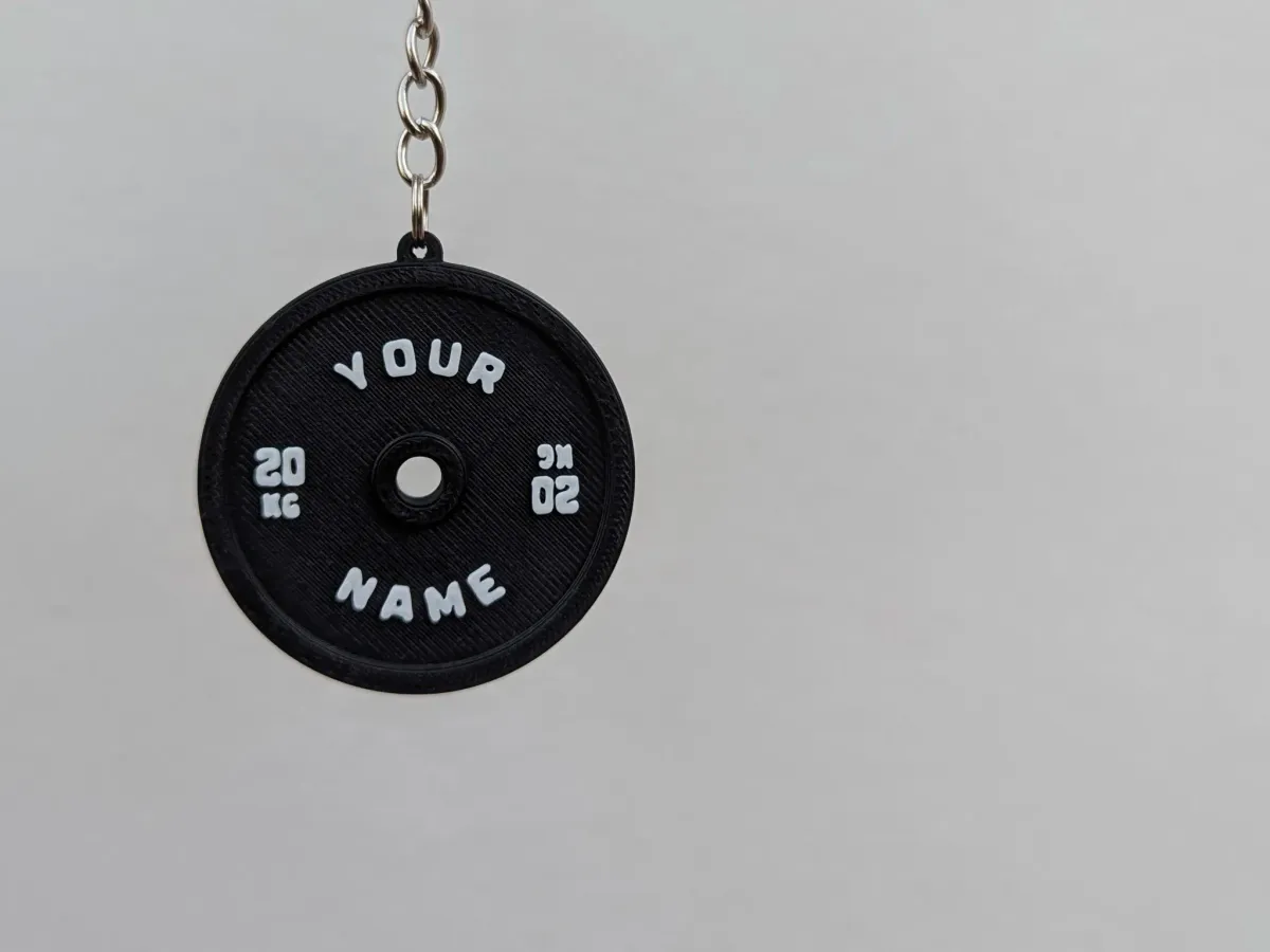 Discos de pesas personalizables en número y color