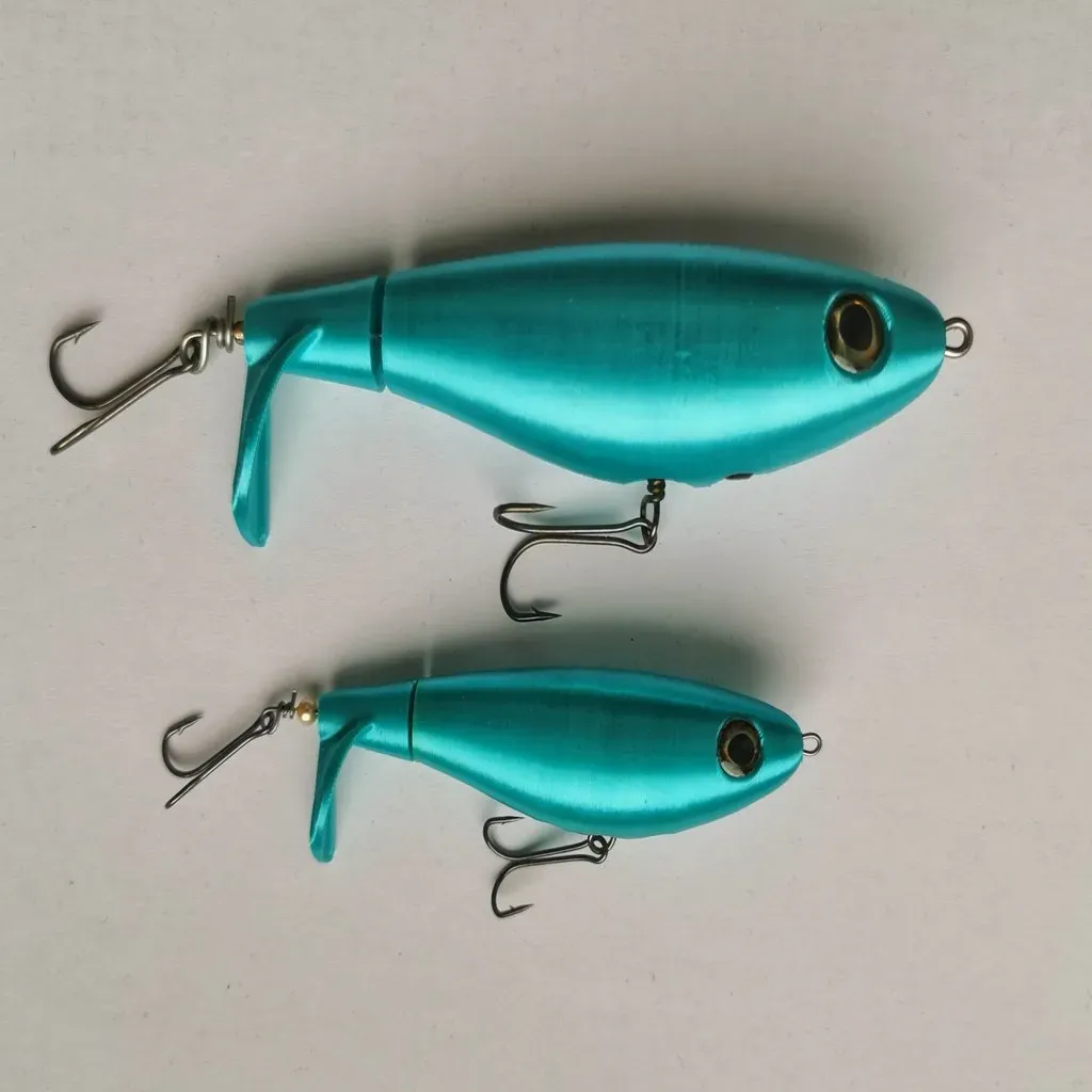 Señuelo de superficie con hélice para pesca